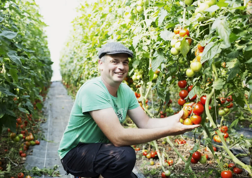 Mit Herz und Hand: Andreas Knaus auf dem Feld